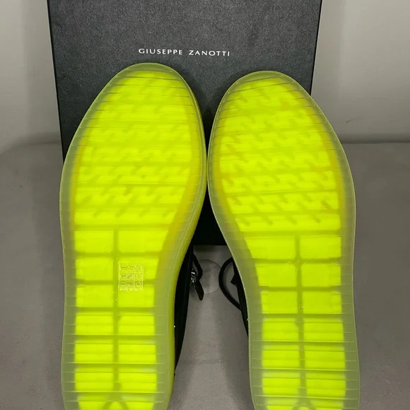 giuseppe zanotti black and yellow sneakers - Picture 7 of 7